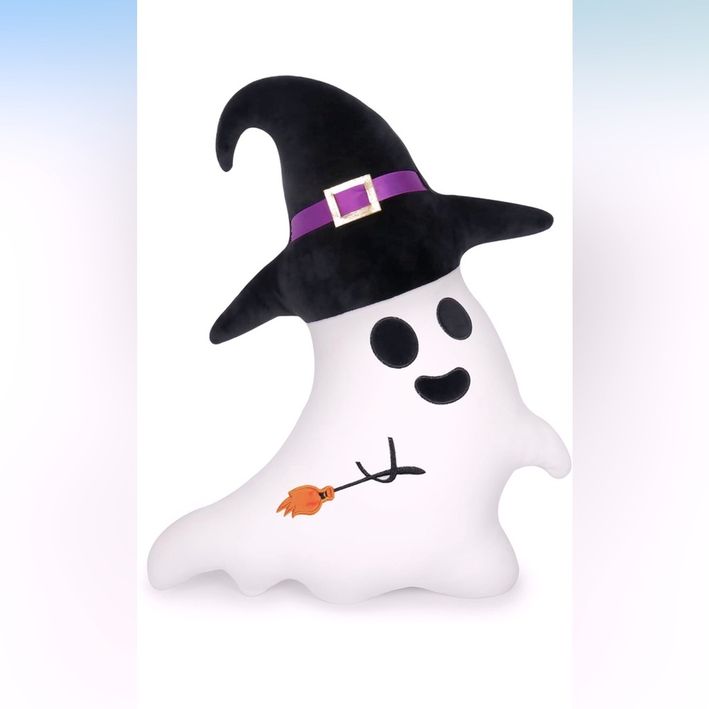 NWT 20" Ghost Pillow Halloween Throw Pillows Cute Stuffed Animals Plush